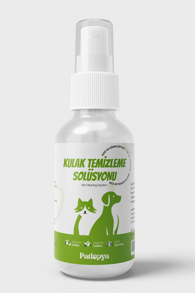 Kedi ve Köpekler İçin Kulak Temizleme Solüsyonu Aloe Vera Özlü 120ml