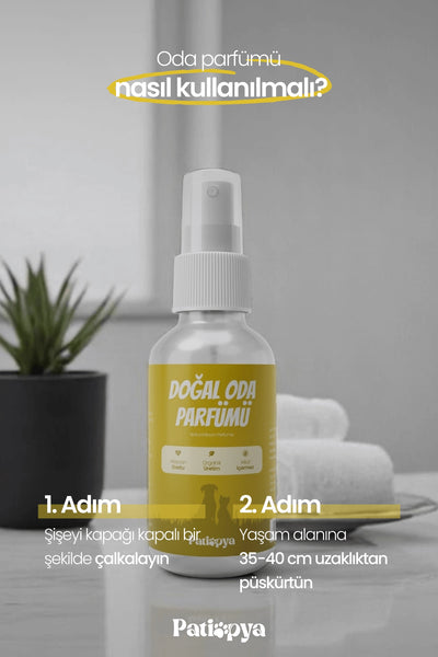 Kedi Kumu Ve Tuvaleti Koku Giderici, Oda Parfümü Limon Özlü 120ml